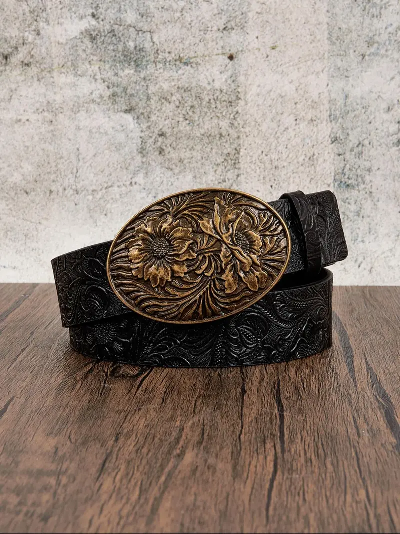flower buckle belt - TikTok Shop display picture 1