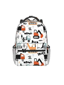 truck graphic all over print backpack