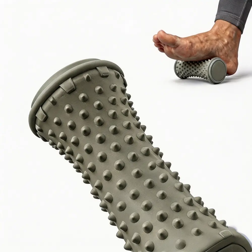 Plantar Fascia Roller, Foot Massager for Yoga Muscle Relaxation, Arch Training Roller, Comfortable Fitness Chain Roller, Home Use Plantar Fascia Massager, Home Exercise Equipment, Easy to Roll, Foot Rollers