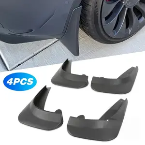 4pcs Front Wing - Front and Front Wheel Protectors, Durable PP Material, Black, Vehicle Front Wing Accessories for Model, Front Wing Accessories | Stylish Front Wing | Durable Plastic Wing, Front Wing Kit