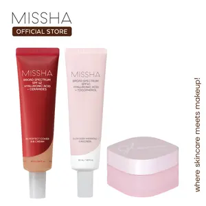 [MISSHA Official] Tiktok's Best BB Cream + Glow Skin Balm + Hydrating Sunscreen Trio