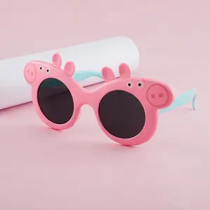 Piggy Peppa Sunglasses Anime Cartoon Sun Glasses, Perfect Party Decoration, Party Supplies, Home Decor, Christmas Gift, Valentine Day Gifts
