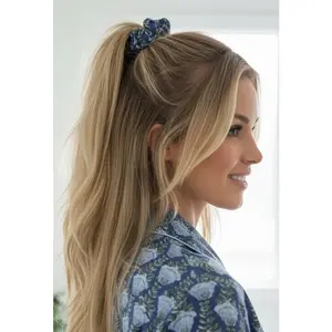 Blue Scrunchie
