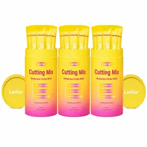 3 Botte LeeFar Cutting Drink Mix KZ–| Strawberry Açaí Flavor – 30 Servings