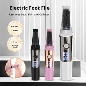 New large-capacity lithium battery electric multi-functional foot and hand care pen. It features a three-speed digital display design, 4-hour long battery life, quick cleaning with one charge, dual functions of cutting and grinding, suitable for home DIY