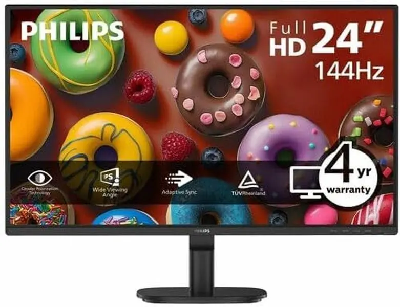 PHILIPS 24B2N2200G - 24IN MONITOR, LED, FHD (1920X1080), HDMI, VGA,DP, 4 YEAR AD
