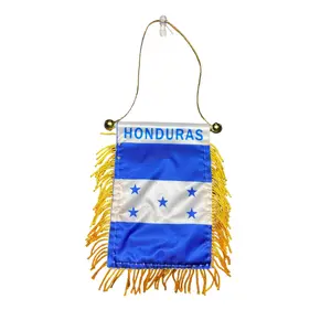 Honduras Flag -Car Mini Banner, Window, Rearview Mirror Hanging