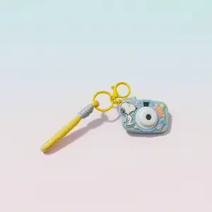 【New Year】MINISO Snoopy series colorful camera keychain, fun interaction, stylish design, exquisite patterns  075
