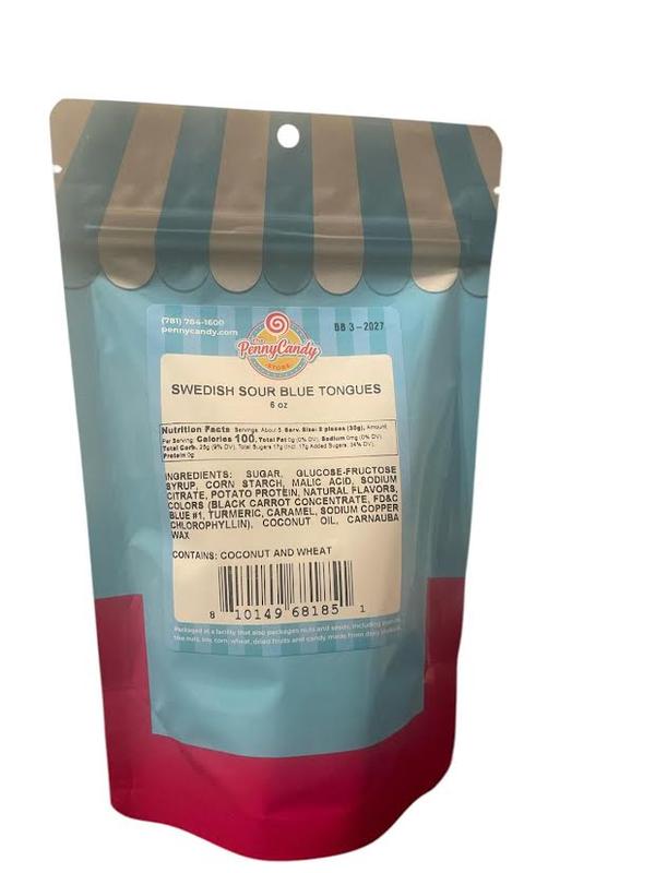 Sour Blue Tongues Swedish Candy - Authentic Swedish Flavor, Perfect for Candy Lovers