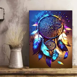 30x40cm 5D Full Round Diamond Painting Kit, Lab-Grown Diamonds, DIY Mosaic Art Craft, Complete Wall Decor Set, Hand-Stick, No Frame Needed