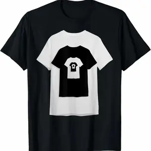 Optical Illusion - Shirt On A Shirt T-Shirt Shirt Of A Shirt Funny Meme Shirt / Weirdcore Clothing for Unisex