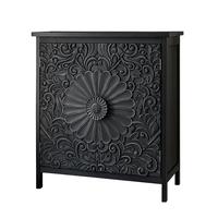 Black - Carved Pattern