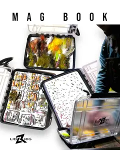 The Mag Book is an innovative, magnetic, fly box that is customizable, 100% waterproof, & shockproof with a see through lid. 