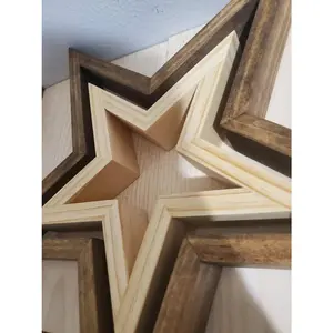 Rustic Wooden Star Decor (multiple sizes available)
