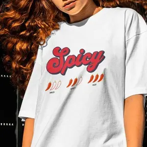 Spicy Chili Pepper Unisex Tee, Hot Sauce Graphic T-Shirt, Foodie Gift, Funny Food Shirt, Men's Women's Apparel