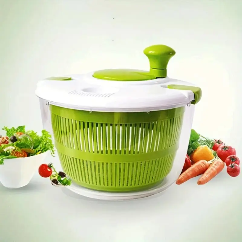 High-Speed Vegetable & Fruit Dehydrator, 1 Count Cleaner & Dryer Fruit Spinner, Kitchen Utensils & Gadgets, Drying Vegetables