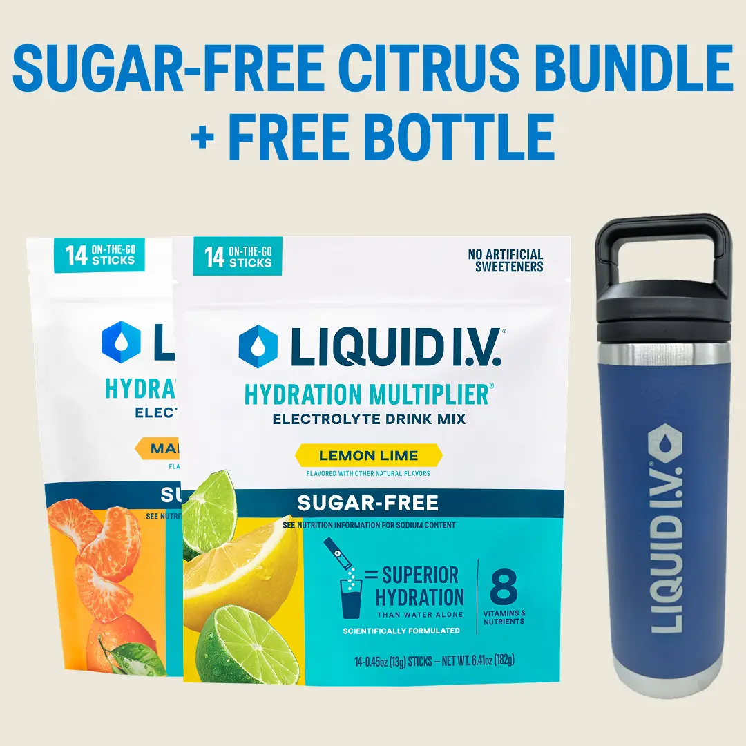 TikTok Shop Exclusive Sugar-Free Citrus Bundle - Hydration Powder Packets | Electrolyte Powder Drink Mix | Convenient Single-Serving Sticks | 8 Vitamins & Nutrients | 2 Pack (28 Servings)​