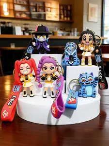 Trendy Kpop Girl Group Keychain, Idol-Themed Accessory, Perfect Gift for Fans & Collectors, Durable Design, Ideal for Everyday Use, Keychain For Bags