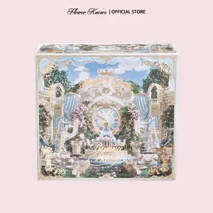 Flower Knows Bunny Garden Collection Gift Wrapping Box - Empty, 24×22×12 (cm)