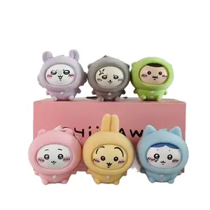 Trendy Chiikawa Pajama Series Plush Pendant – Cute Face-Changing Hachiware & Usagi Ornaments, Funny Collectible Toy Gift for Fans