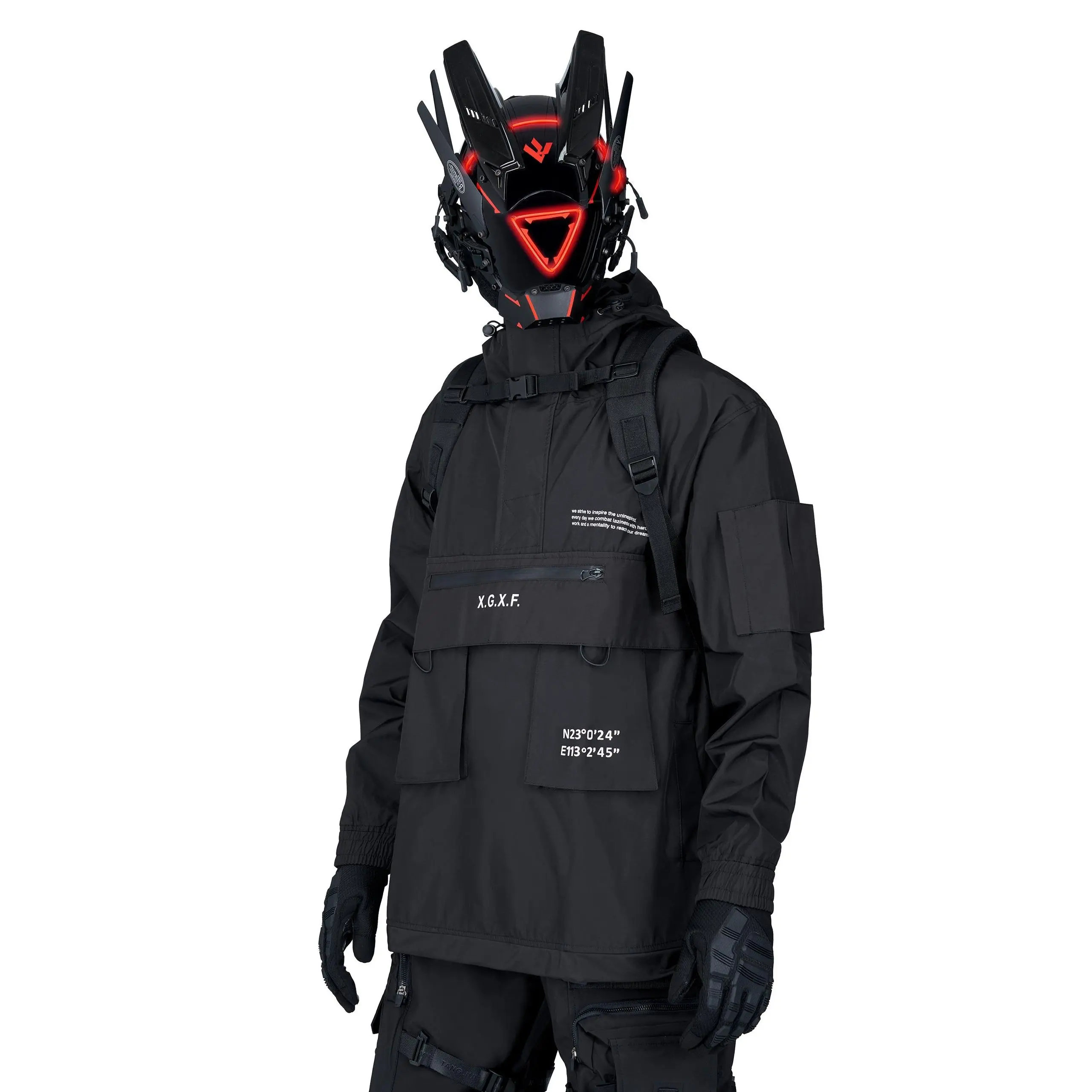 LB9053 Techwear Combat Jacket