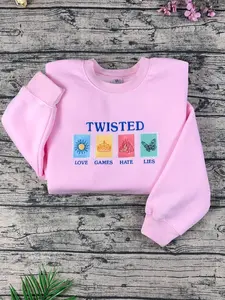 Twisted Series Embroidered Sweatshirt, Ana Huang, Booktok Sweatshirt, Twisted Series Merch, Gift for Book Lovers, Bookish Gift
