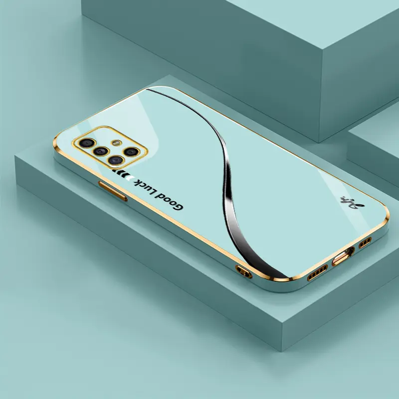 Suitable for [Galaxy A51 5g] Simple silk creative business high-end anti-drop electroplating silicone mobile phone case affordable anti-drop-888