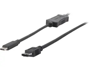 StarTech.com USB3C2ESAT3 3 ft 1m USB C to eSATA Cable - For External Storage Devices with HDD / SSD / ODD - USB 3.0 to eSATA Cable (5Gbps)