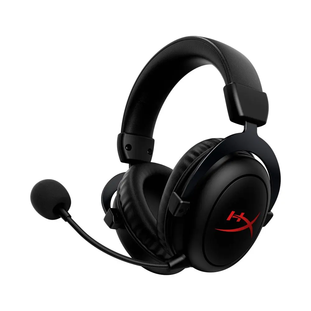 HyperX Cloud II Core Wireless Gaming Headset: USB Connection Leatherette Ear Cushion HyperX Cloud II Core Wireless Gaming Headset: USB Connection Leatherette Ear Cushion