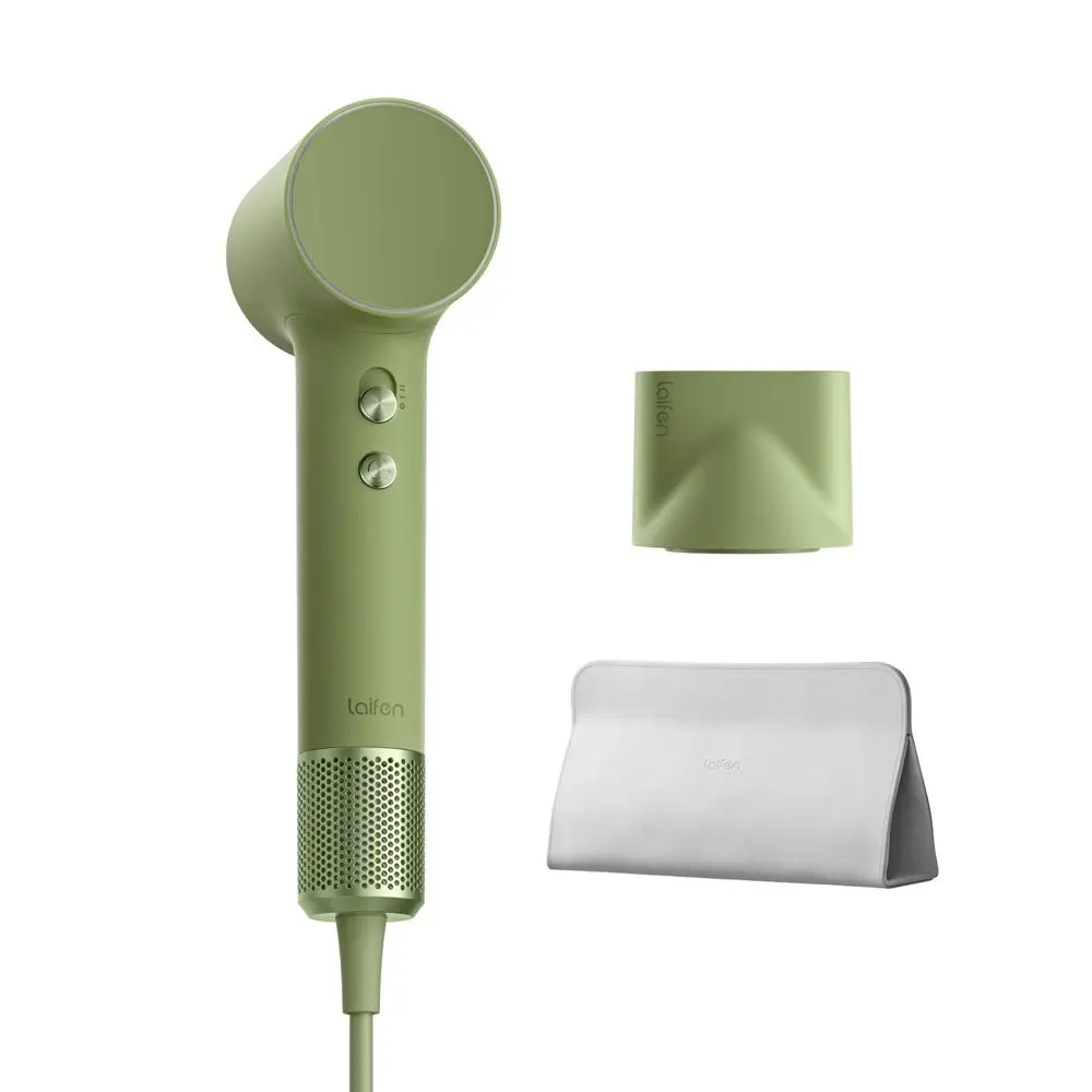 Laifen Mini Hair Dryer and Bag - Green