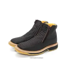 MEN'S DOUBLE DENSITY NON-SLIP SOLE PETATILLO BROWN LEATHER BOOT-H61M3194 WORKBOOTS