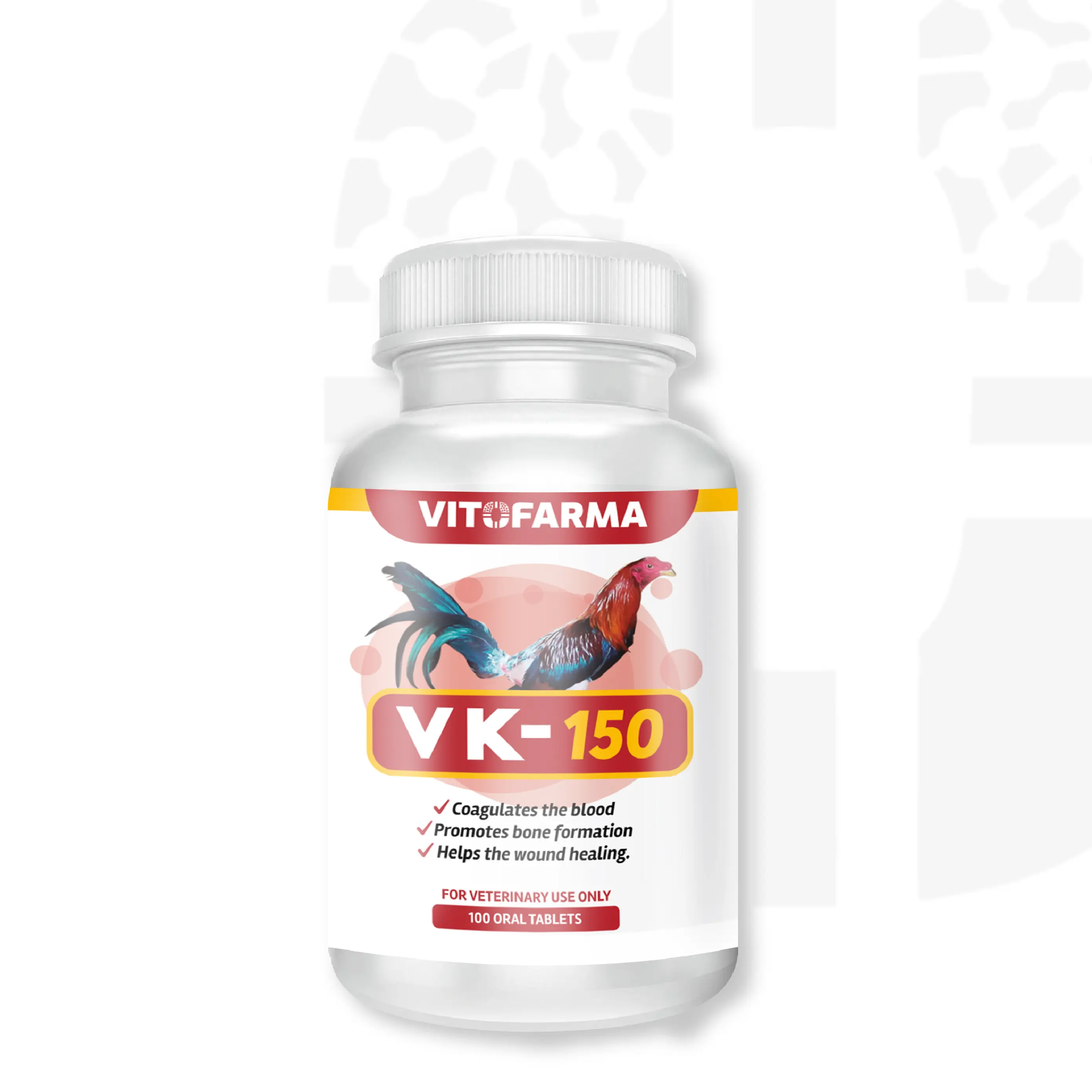 VK 150 Vitamin K Poultry Supplement for Roosters Gamefowl and Chickens Daily Nutritional Support