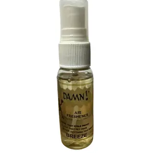 Damn Air Freshener Breeze 1 oz - This light fresh  scented air freshener is perfect for home, car and office. Our breeze scent is a pleasant soft scent. An indulging fresh and clean scent that reminds you of the oceanside.- Ideal for Car , Home & Office