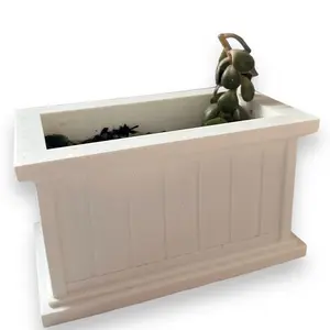 Farmhouse Style Planter 6.75”x4x4 No Holes