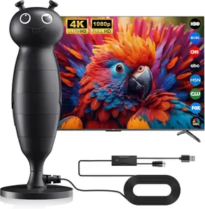 TV Antennas HD Digital Antenna for Smart TV Indoor, Digital tv Antenna Indoor for Local Channels-Support for Type of HDTV Digital TV's, Easy Installation for Apartments, Long Range Coverage,  No Monthly Bill, Enjoy Local Channels