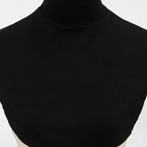 Women's Plain Modal Fake Collar Scarf, Detachable Neck Warmer, Breathable Comfortable High Neck Lapel, Casual Daily Wear Accessory