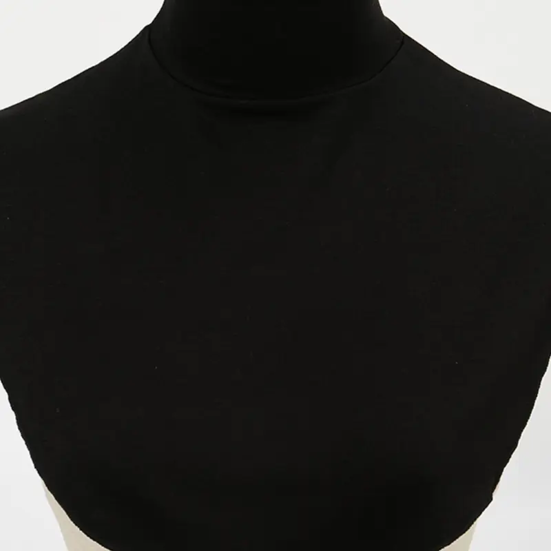 Women's Plain Modal Fake Collar Scarf, Detachable Neck Warmer, Breathable Comfortable High Neck Lapel, Casual Daily Wear Accessory