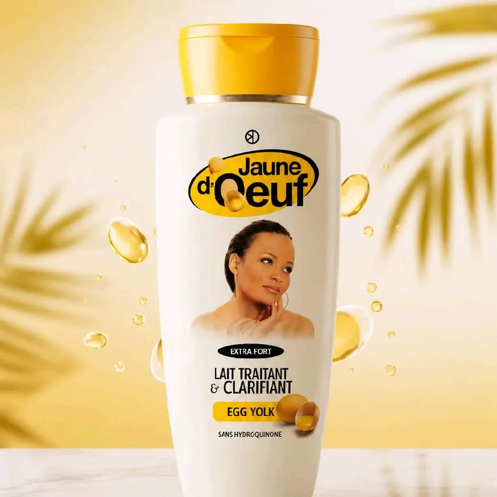 Egg Yolk  Extra Strength Milk Body Care Moisturizer - Treating, Clarifying, Hydrating, Soothing, Skin Repair Formula