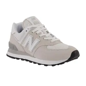 New Balance Women's 574 Core White/Grey Sneaker