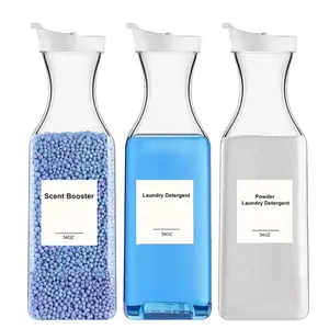 2/3pcs Laundry Detergent Dispenser Fabric Softener Dispenser Plastic Liquid Laundry Detergent Container Laundry Detergent Organizer