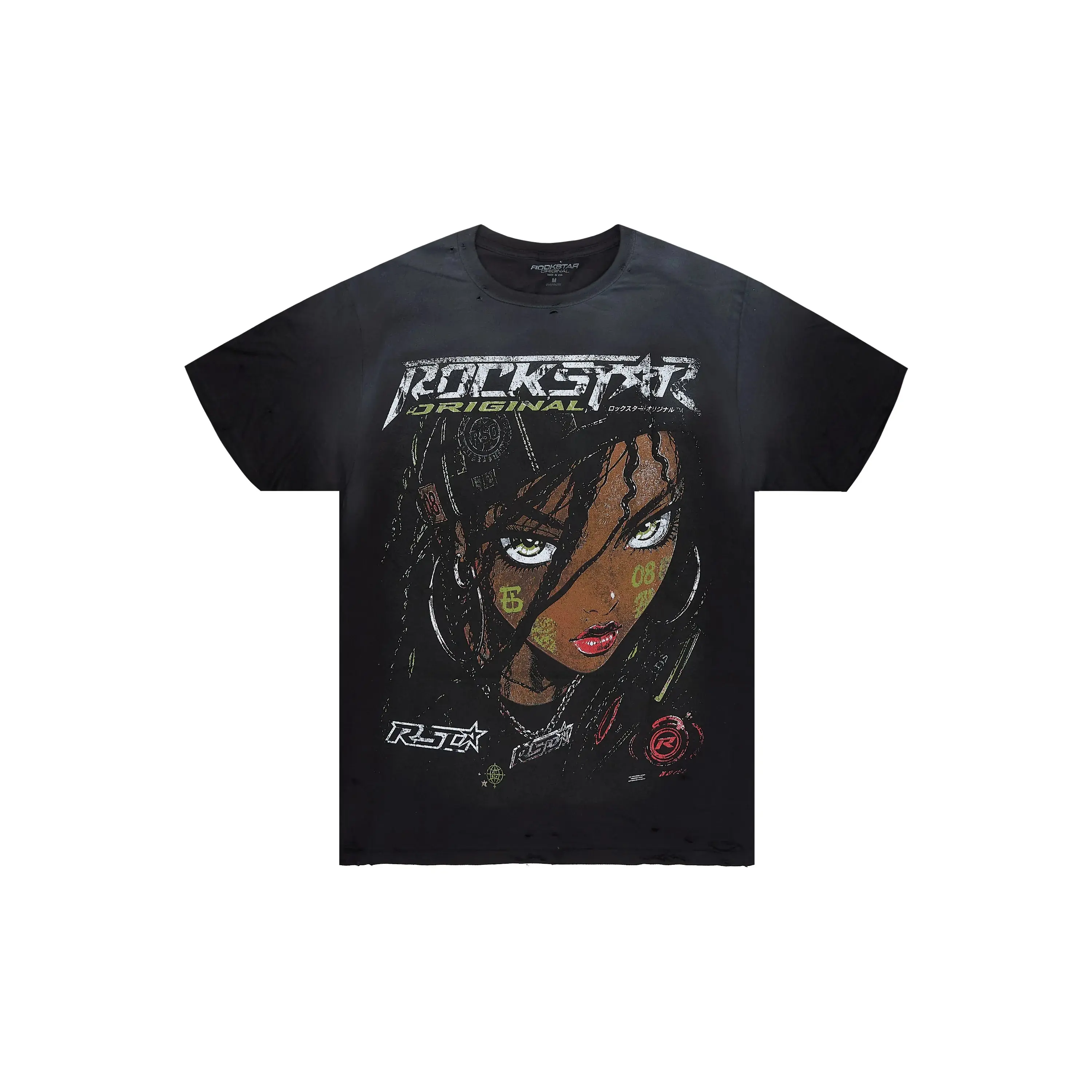 Zaiya Black Graphic T-Shirt Zaiya Black Graphic T-Shirt