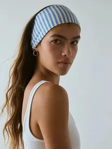 Women's Vertical Striped Hairband for Daily Use, Stylish Headwear Accessory, Comfortable and Versatile, Perfect for Everyday Wear, Elastic Headbands