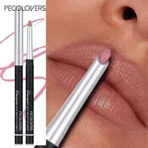 Matte Lip Liner Pencil Set with Built In Sharpener, Waterproof Velvet Lipstick Pen for Precise Outline, Silky Creamy Smooth Texture, Natural Nude Long Lasting Lipliner, Lip Liner Makeup