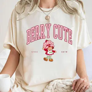 Girl's Strawberry Shortcake Timeless Berry T-Shirt, Full Size, Full Colors