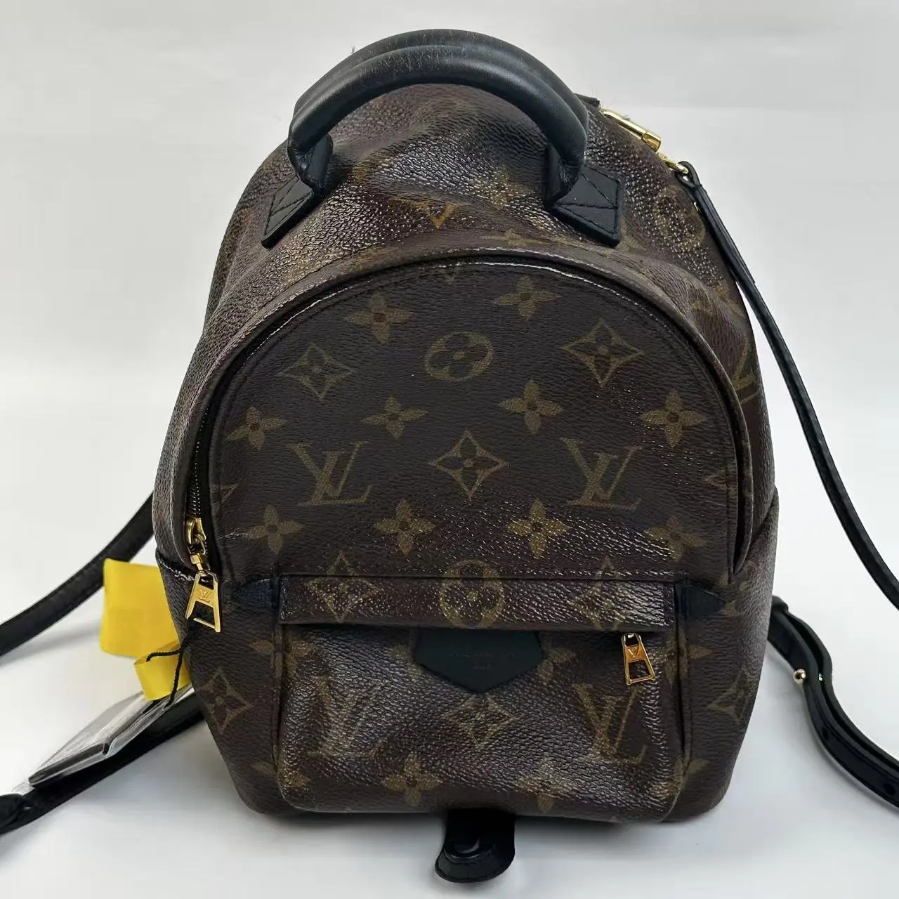 Pre-owned Louis Vuitton Calvin Klein Brown Monogram Backpack TK0766 ZZ0083