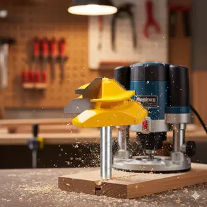 1/4-inch shank diameter precision miter cutting tool, multi-functional chamfering and trimming engraving tool