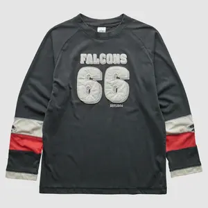 Atlanta Falcons 2000s Long Sleeve T-Shirt - Black - S