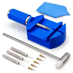 Watch Link Removal Kit, Watch Band Strap Chain Pin Remover Repair Tool Kit for Watch Band Strap Adjustment, Bracelet Sizing and Watch Resizing Adjuster