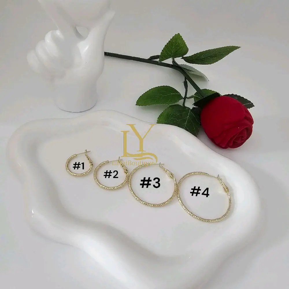 LaYaiBoutique #1738 high quality 14k gold plated earrings LaYaiBoutique #1738 high quality 14k gold plated earrings