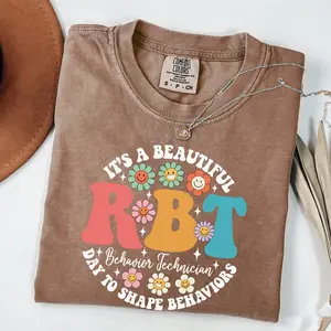 Comfort Colors Registered Behavior Technician Shirt, RBT Shirt, Applied Behavior Analysis Gift, Comfort Colors Shirt